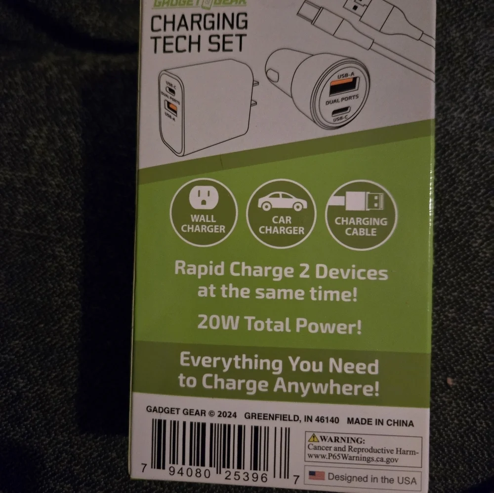 Gadget Gear Charging system see below for info Hp 🔥🔥🔥🔥
